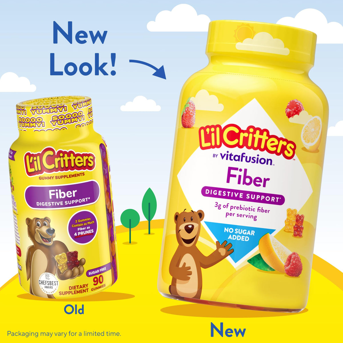 Lil Critters Kids Fiber Gummies for Digestive Support - 90 Count - image 3