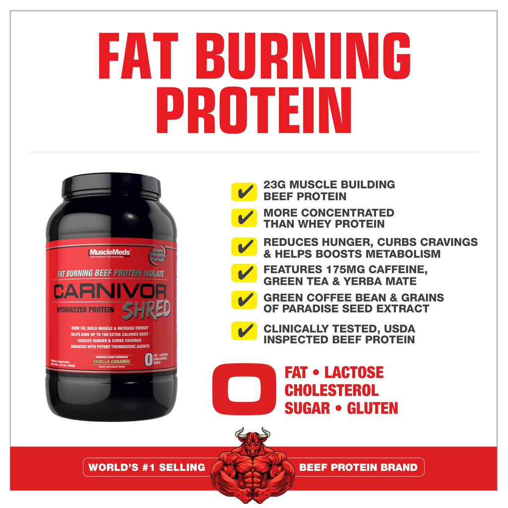 MuscleMeds Fat Burning Beef Protein Powder