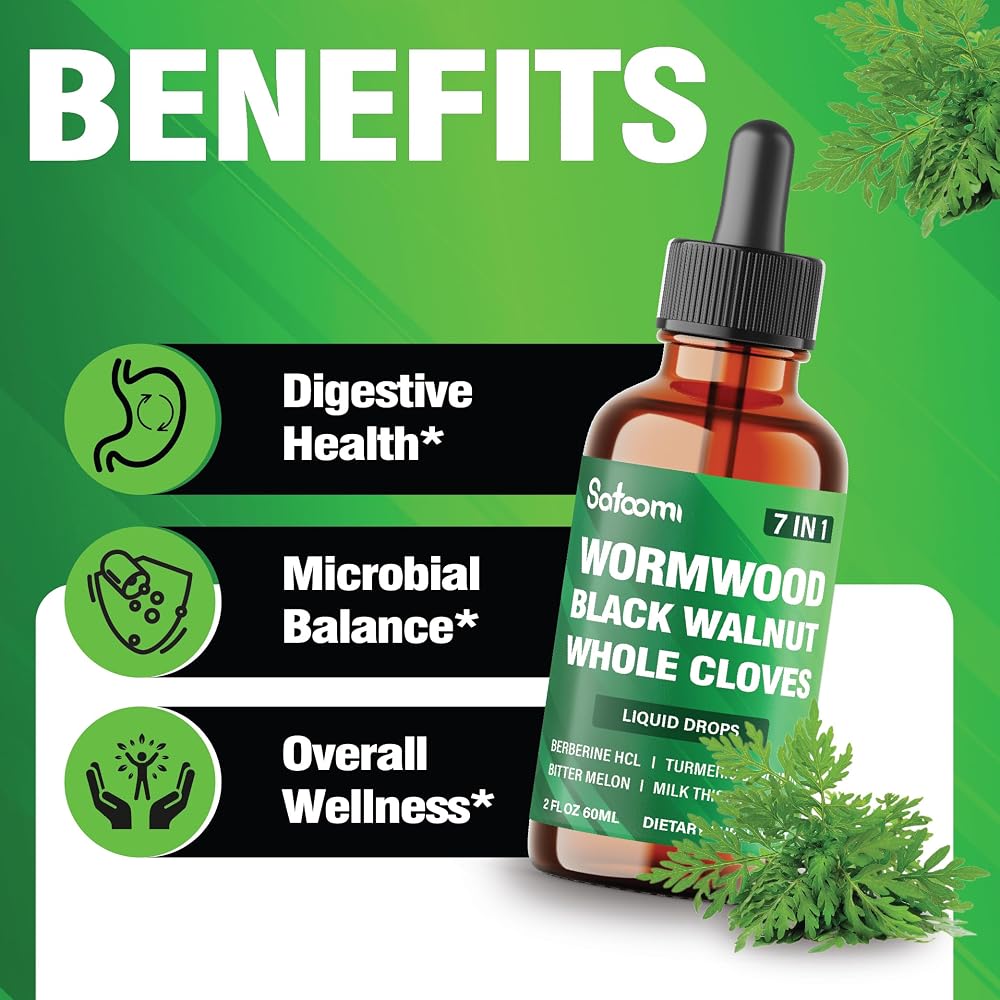 Satoomi Black Walnut Liquid Drops - 7in1 & 8in1 & 13in1