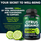 Secret Element Citrus Bergamot Extract 1000mg - 120 Capsules - image 2