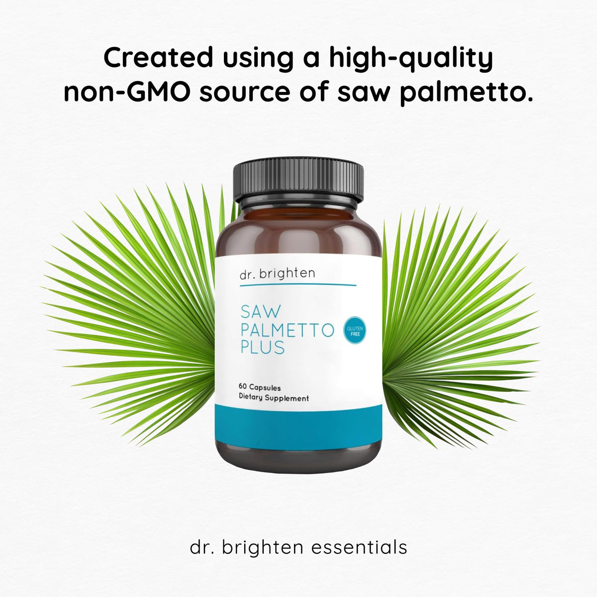 Dr. Brighten Saw Palmetto Plus Capsules - 60 Count - image 4