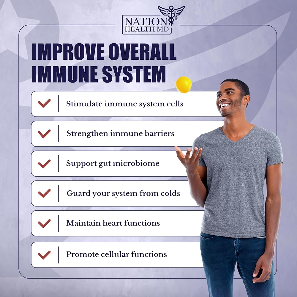 NATION HEALTH MD ImmunoMD Immune Support - 60 Capsules - image 3