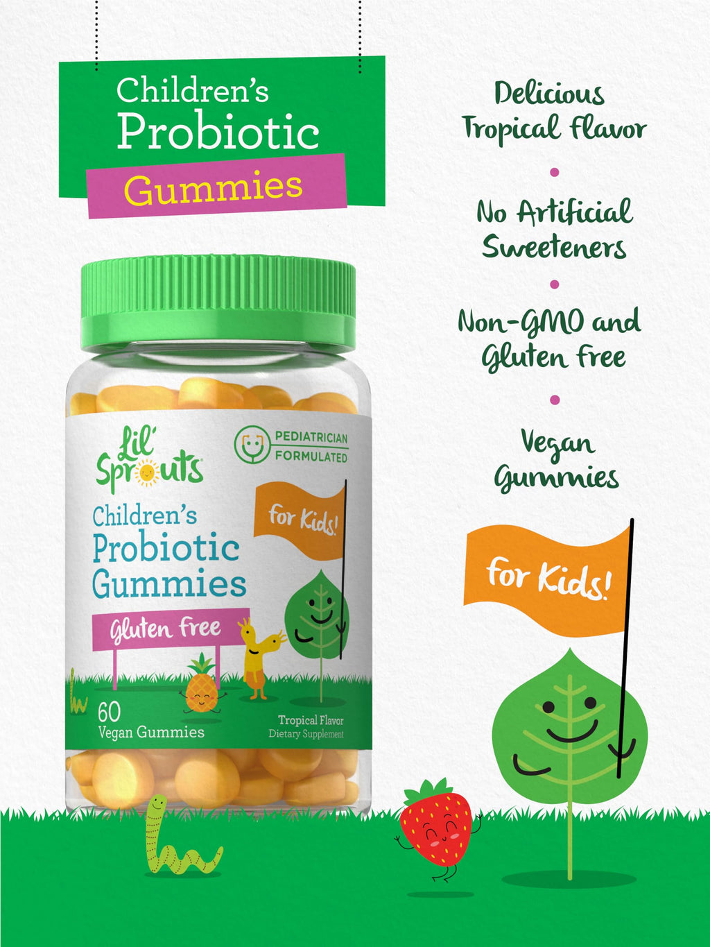 Carlyle Kids Probiotic Gummies - 60 Count - image 4