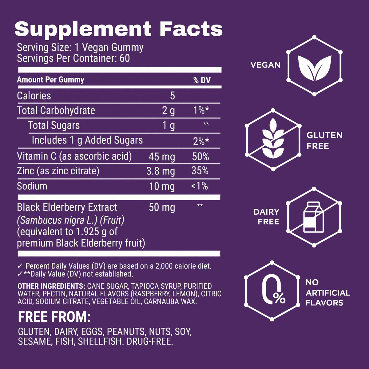 Sambucol Elderberry Gummies Immune Support - 60 Count - image 2
