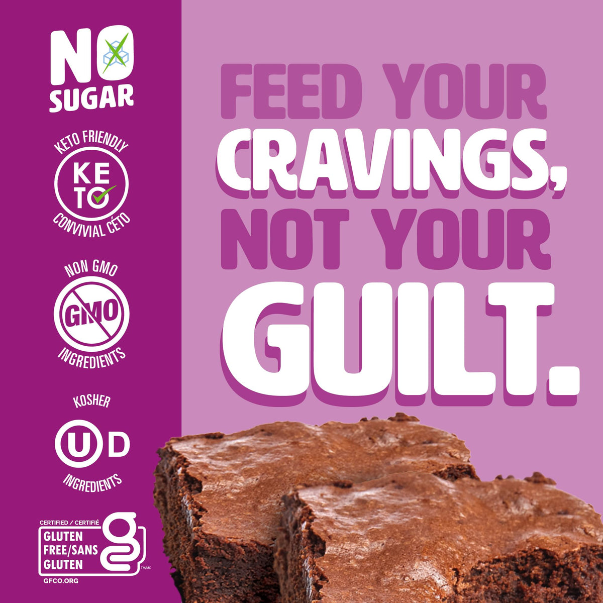 No Sugar Company Keto Bar Fudge Brownie - 12 Count - image 7