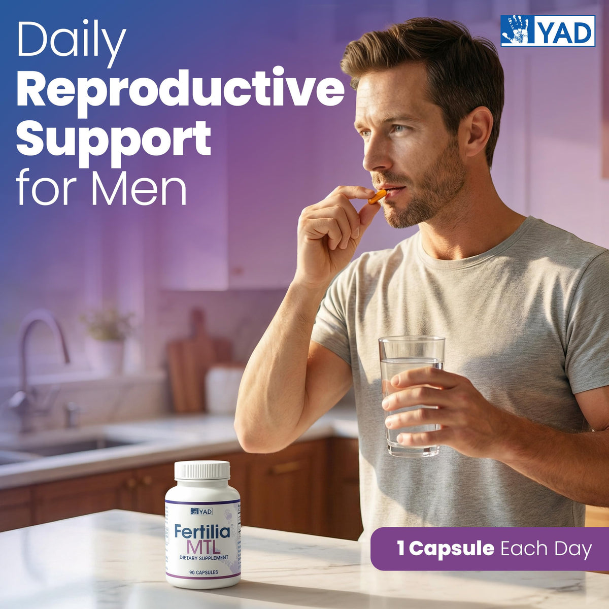 Fertilia MTL Male Fertility Supplement CoQ10 Lycopene - 90 Capsules - image 5