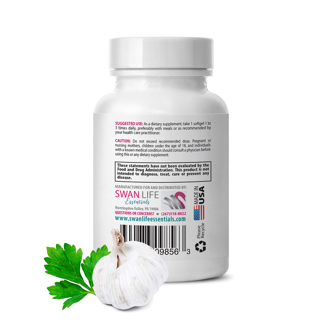 Swan Life Essentials Garlic and Parsley Odorless Formula - 200 Capsules - image 6