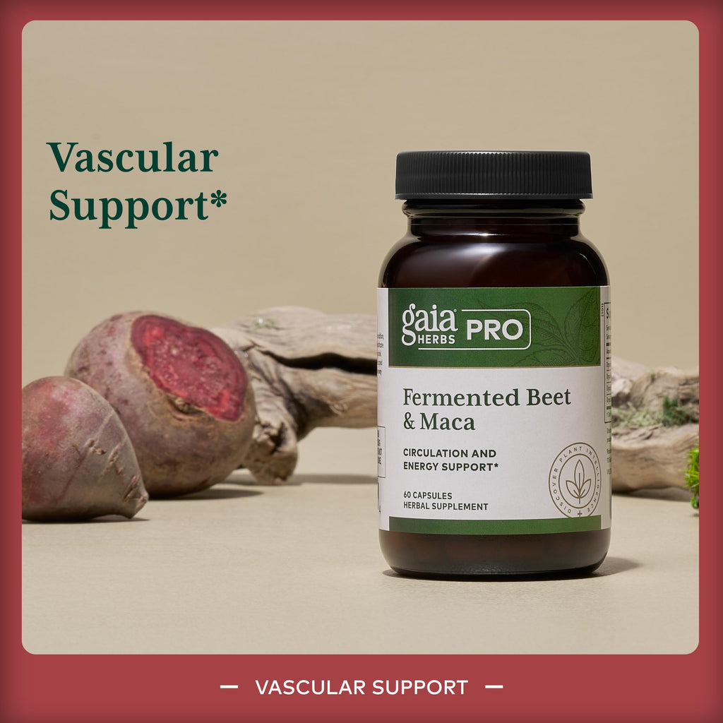 Gaia Herbs PRO Fermented Beet & Maca Energy - 60 Capsules - image 3