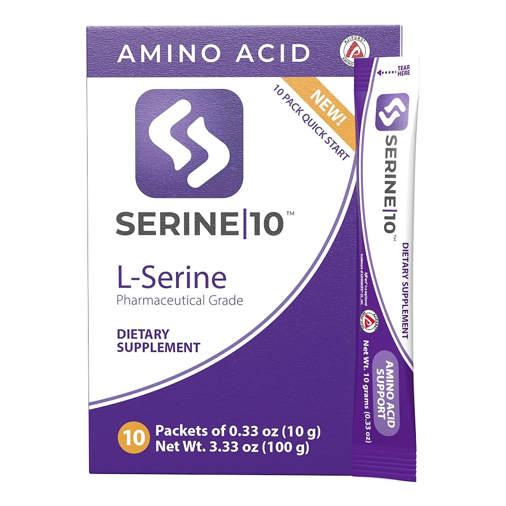 SERINE 10 SERINE10 L-Serine Nootropics Packets - Support Brain Health - image 2