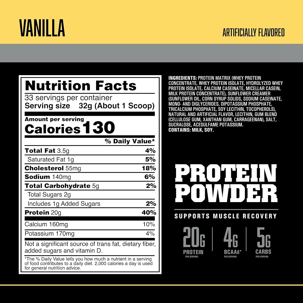 ABB Performance Pure Pro Protein Powder Vanilla - 33 Servings - image 2