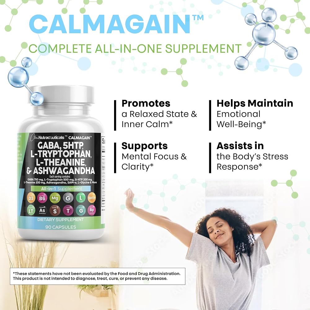 Clean Nutraceuticals GABA 750mg Mood Support - image 6
