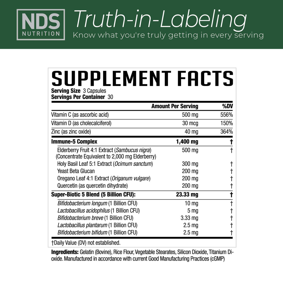 FitLife Brands Advanced Immune Booster Supplements - 90 Capsules - image 2