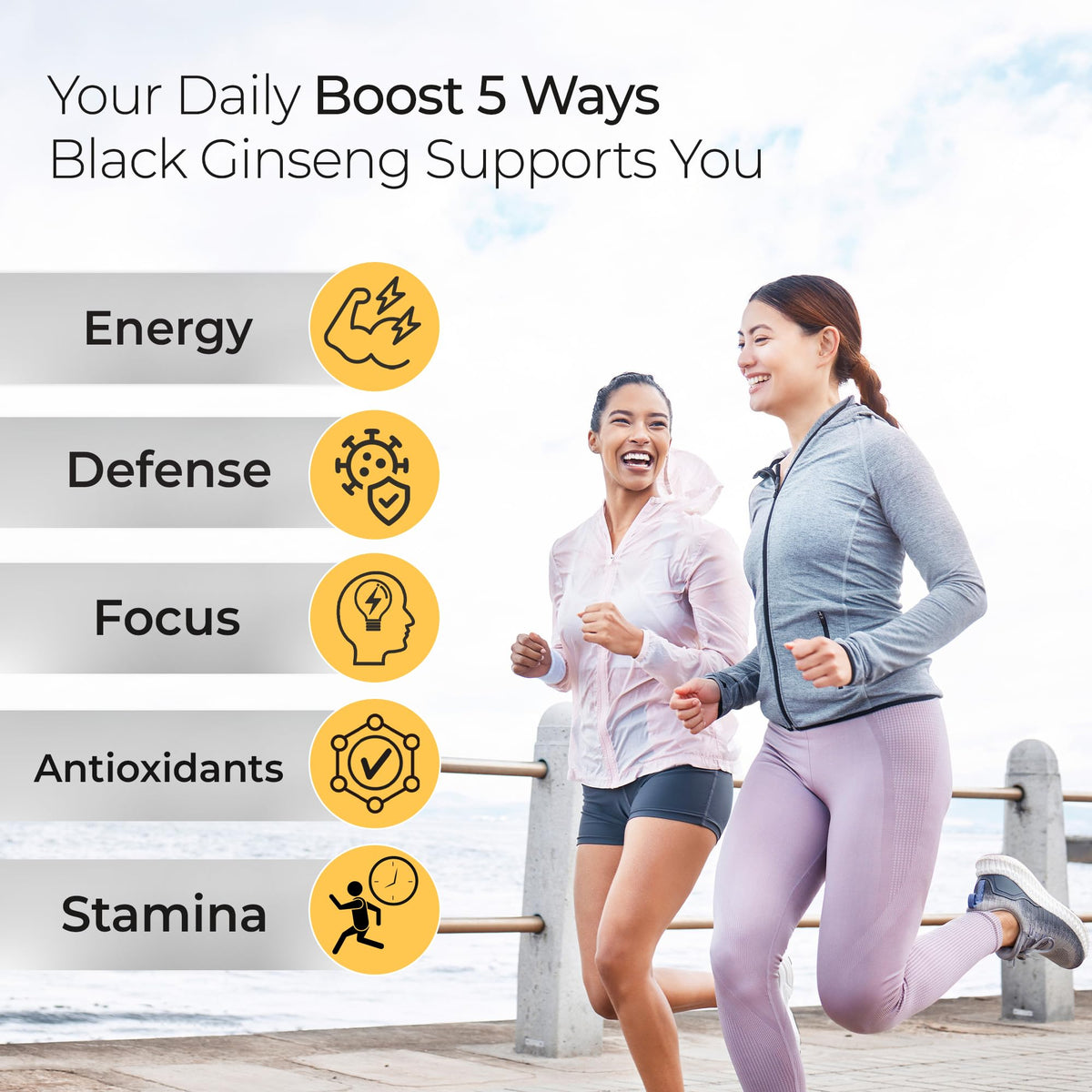 GeumHeuk Korean Black Ginseng 1000mg - 90 Vegan Capsules - image 5