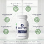 CLEPON Magnesium Glycinate 100mg for Sleep & Relaxation - 60 Capsules - image 2
