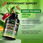 NUTRAHARMONY Green Tea Extract 20:1 with Green Coffee Bean - 120 Capsules - image 4