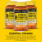 MASON NATURAL Stress B Complex with Zinc - 180 Tablets - image 4