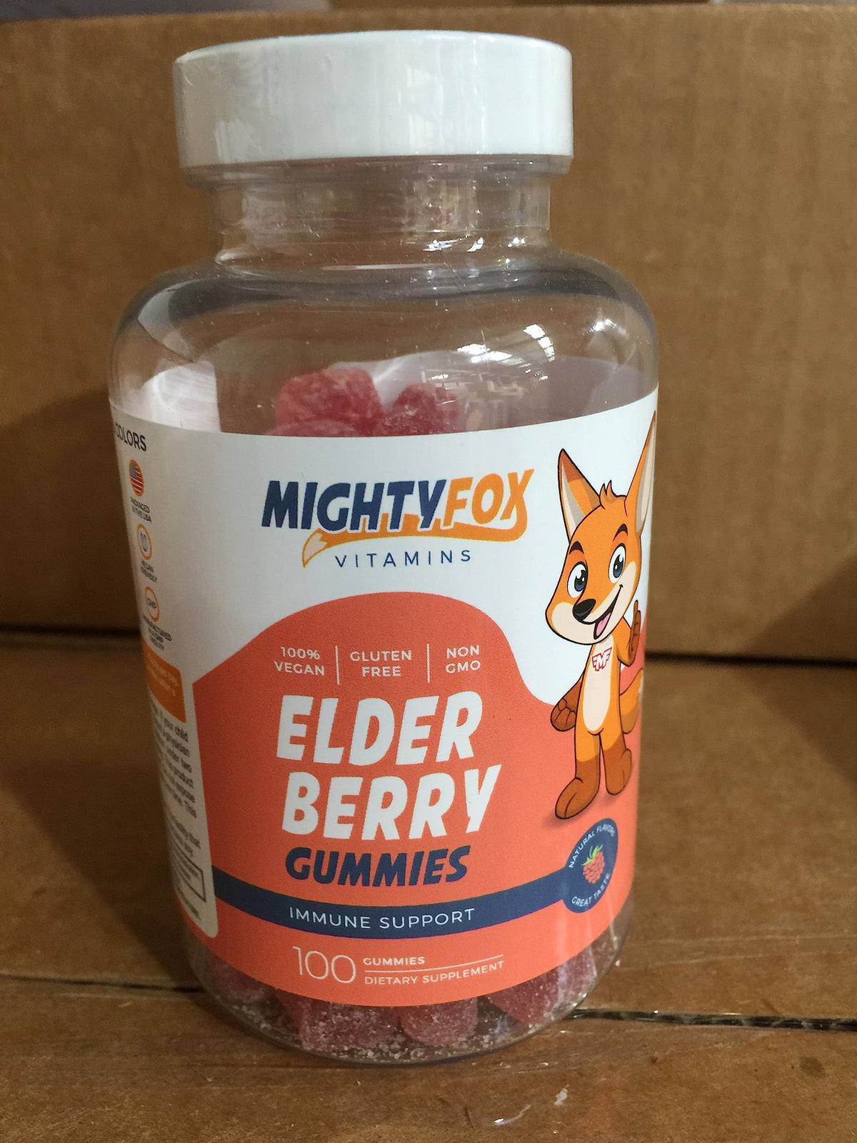 MIGHTY FOX VITAMINS Elderberry Gummies for Kids - 100 Count - image 5