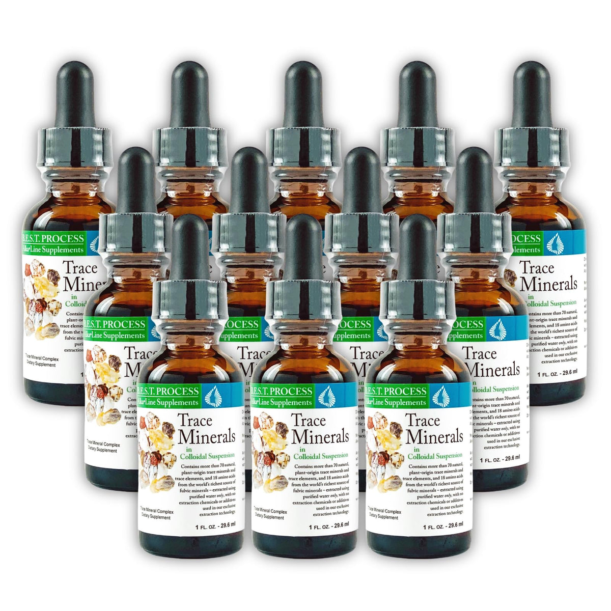 Morter Trace Minerals - Colloidal Fulvic Trace Mineral Drops with 70+
