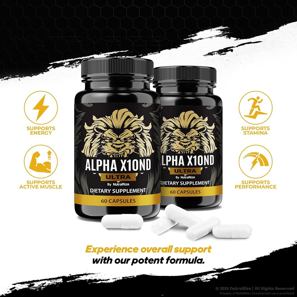 Rize Labs Alpha X10nd Ultra for Men - 120 Capsules - image 6