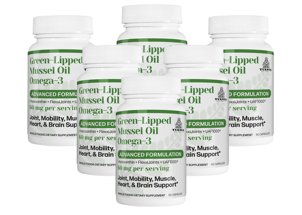 TURNER Green-Lipped Mussel Oil Omega-3 Softgels - 360 Count