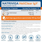 Natriviga Heliclear IgY Hyperimmune Immunoglobulins - 60 Capsules - image 2