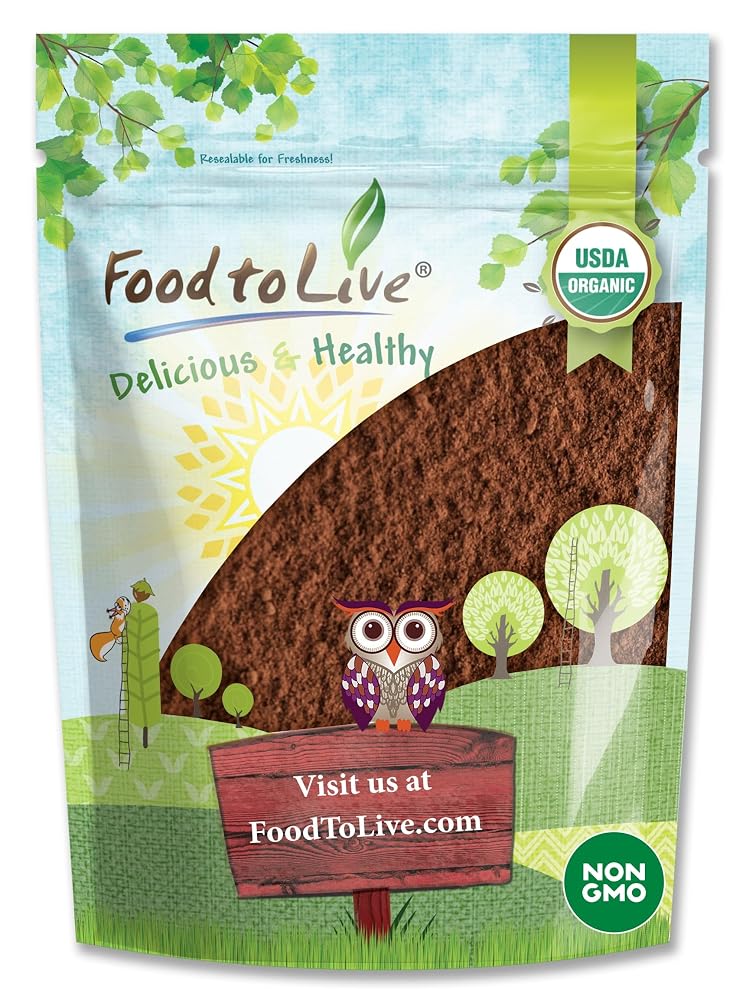 Food to Live Organic Chaga Mushroom Powder, X Pounds