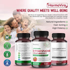 HarmoVira Liposomal D-Mannose 5-in-1 for Urinary Wellness - 180 Capsules - image 8