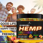Healthergize Hemp Gummies Sleep Peach Ring - 36 Count - image 3
