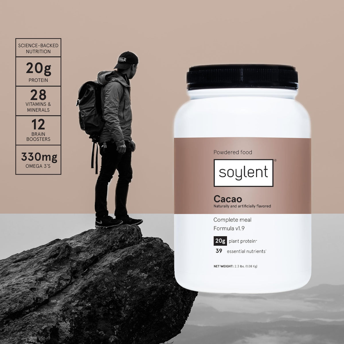 Soylent Complete Nutrition Cacao Meal Replacement Powder - 36.8oz - image 7