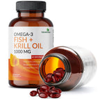 Futurebiotics Omega-3 Fish + Krill Oil 1000 MG - 120 Softgels - image 6