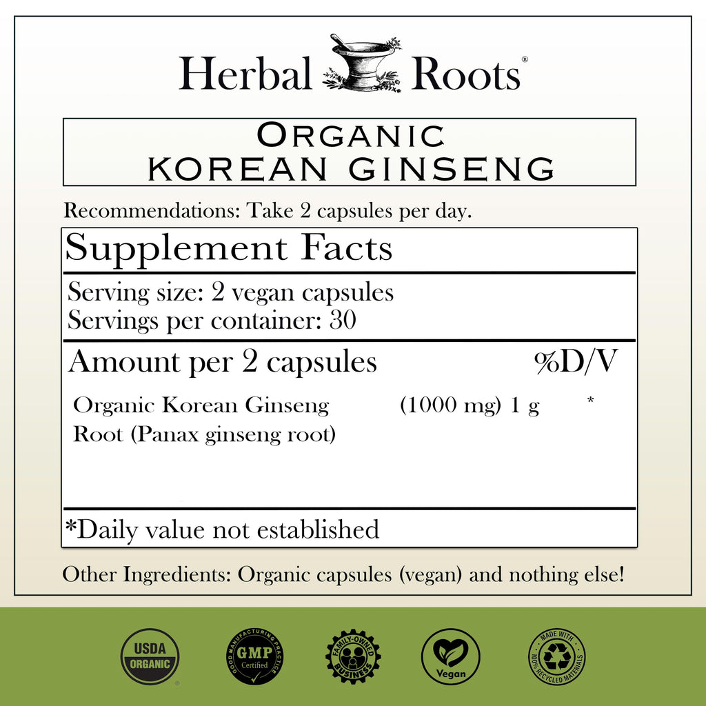 Herbal Roots Panax Ginseng Organic Korean Ginseng Root Powder - image 2
