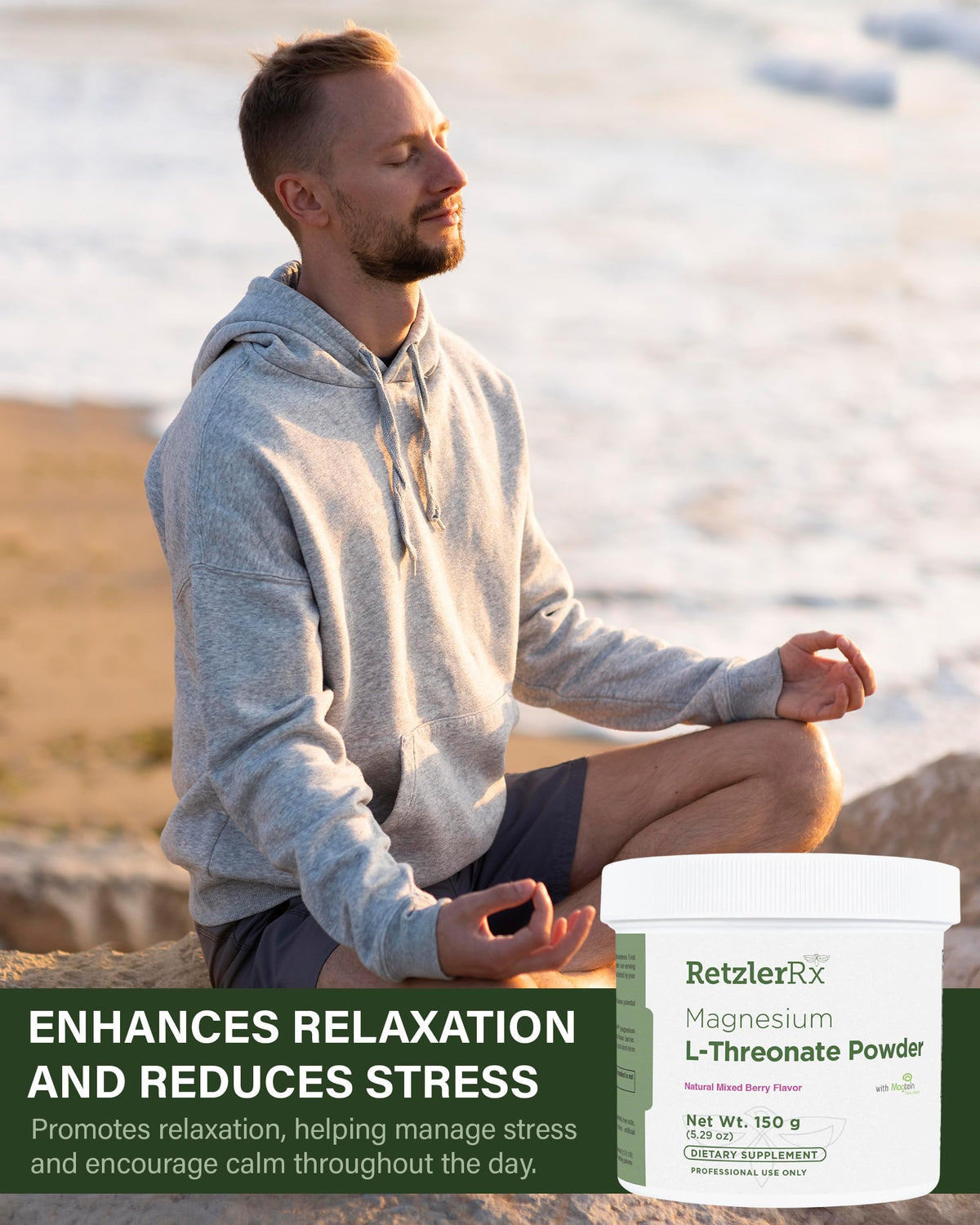 HormoneSynergy Magnesium L-Threonate Powder w/Magtein®- Magnesium