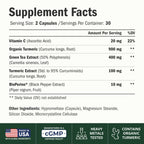 Vimerson Health Turmeric Curcumin with Green Tea Extract - 60 Capsules - image 2