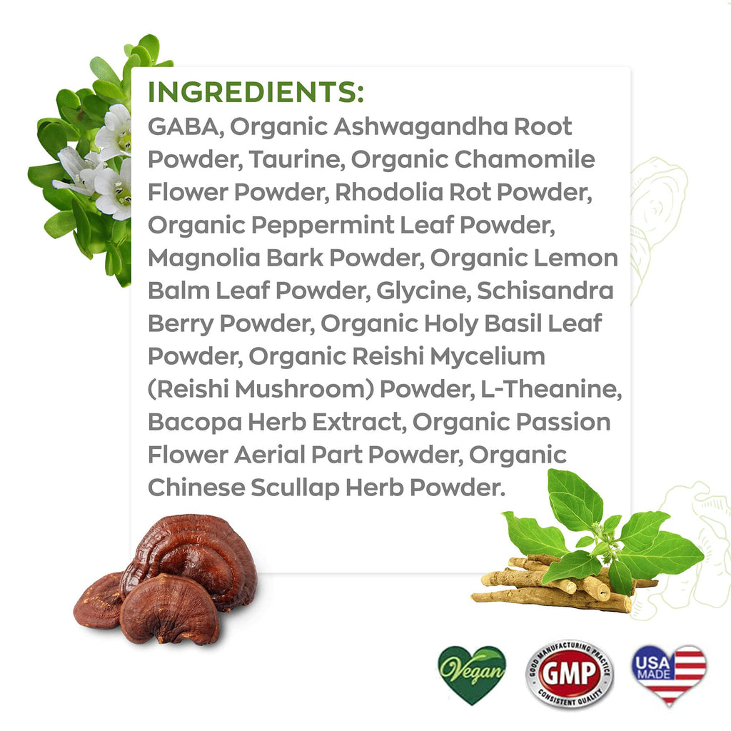 Organic Health Labs DeStress Veggie Capsules with Ashwagandha - 30 Capsules - image 3
