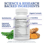 Zen Nutrients NeuraZenX Nerve Support with Alpha Lipoic Acid - 120 Capsules - image 7