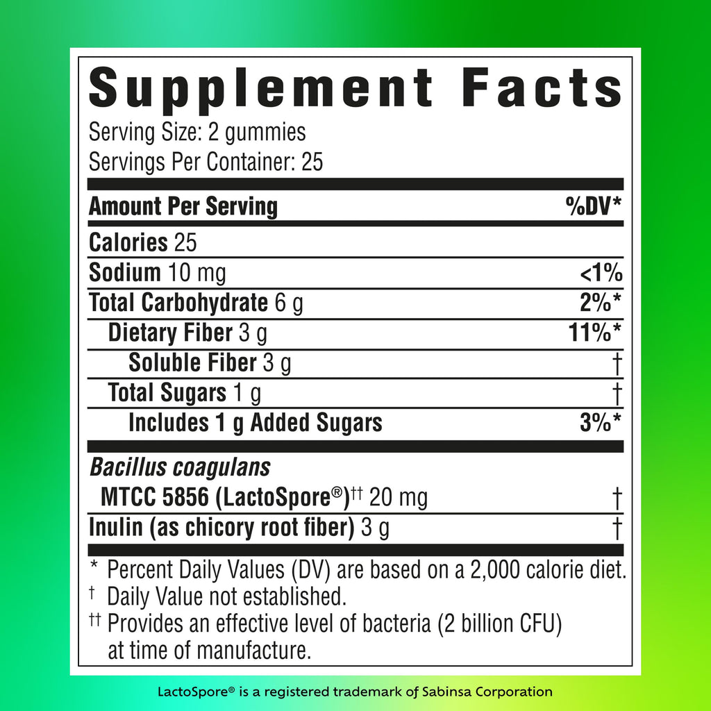 Benefiber Prebiotic Fiber Supplement Gummies
