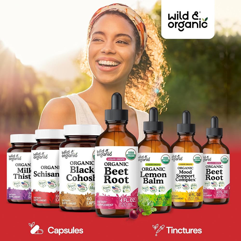Wild & Organic Beet Root Extract Drops Energy Support - 4 fl oz - image 8