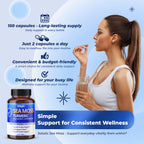 Sotalix Sea Moss Complex 8-in-1 with Turmeric & Ashwagandha - 150 Capsules - image 6