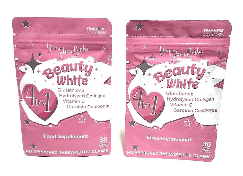 You Glow Babe Beauty White Glutathione 4 in 1 - 60 Capsules