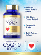 Carlyle CoQ10 100mg Softgels - 240 Count - image 4