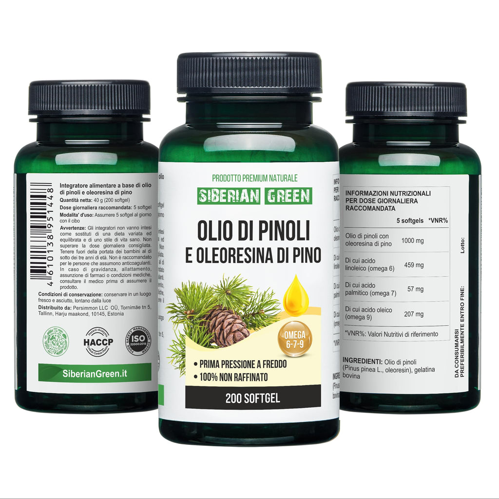 Siberian Sea Oil Capsules 200 Softgels