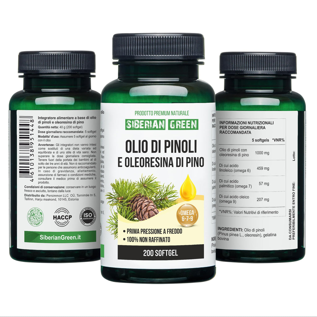 Siberian Sea Oil Capsules 200 Softgels