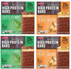 Millville Elevation High Protein Bars Mint Chocolate & Peanut Butter - 4 Count