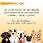 Moxxor Omega-3 Green Lipped Mussel Softgels for Dogs & Cats - 60 Count - image 5