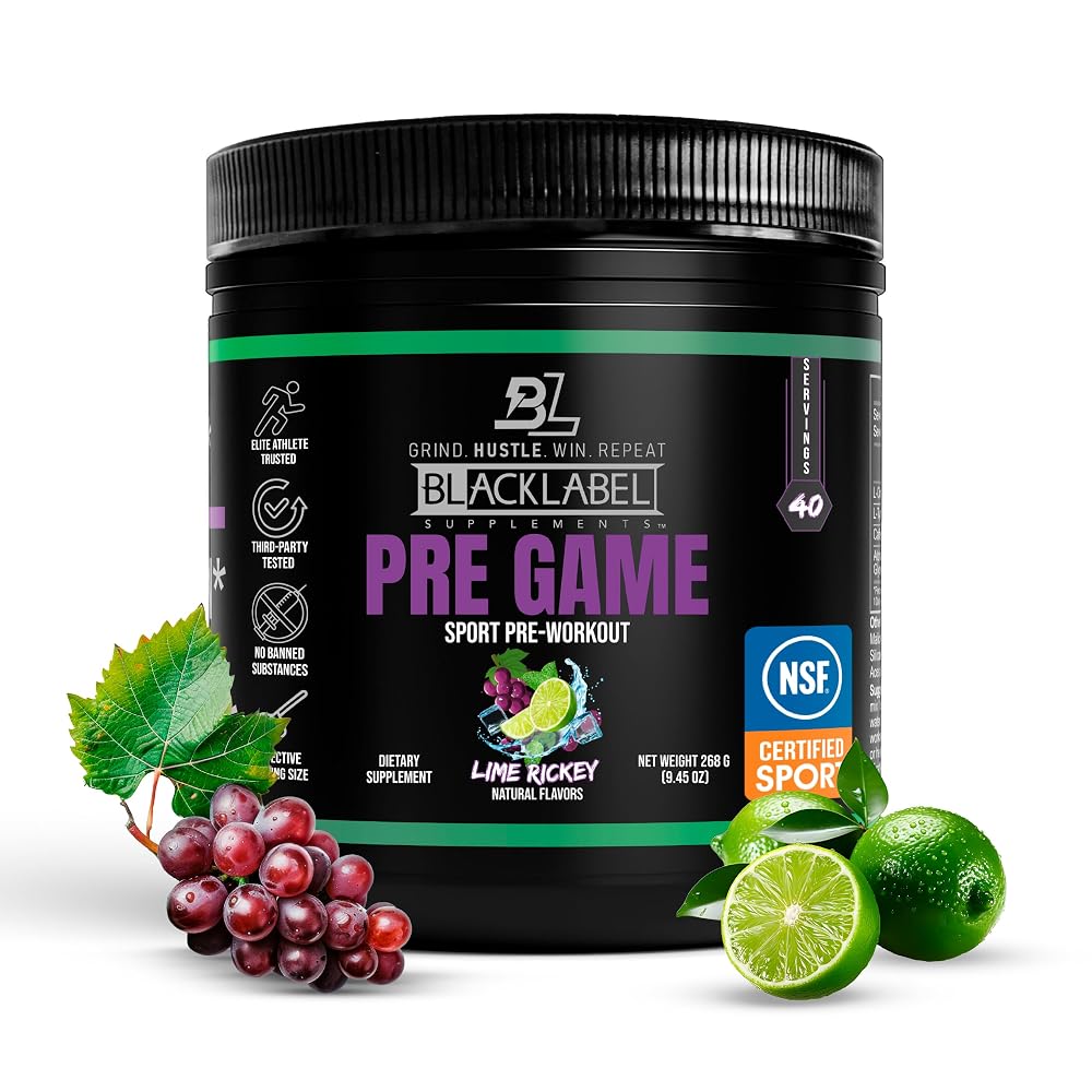 Blacklabel Supplements PRE-Game Pre Workout Powder