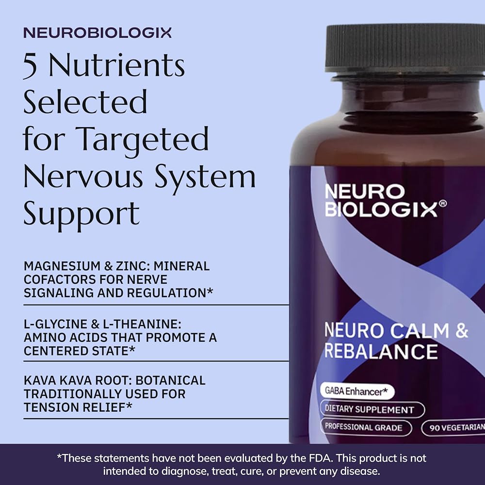 Neurobiologix Neuro Calm & Rebalance L-Theanine - 90 Capsules - image 4