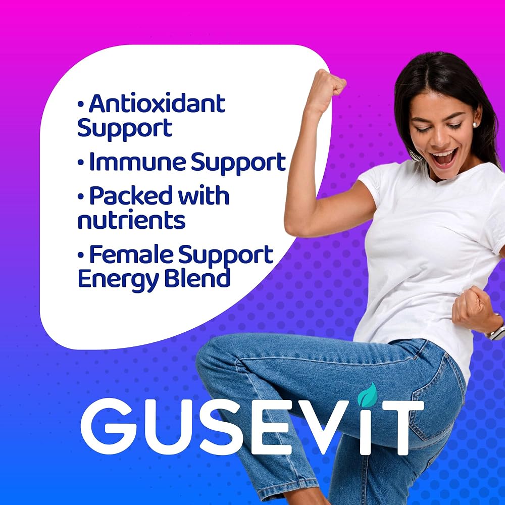 Gusevit 37-in-1 Women's Multivitamin for Immune & Energy Support - 120 Capsules - image 2