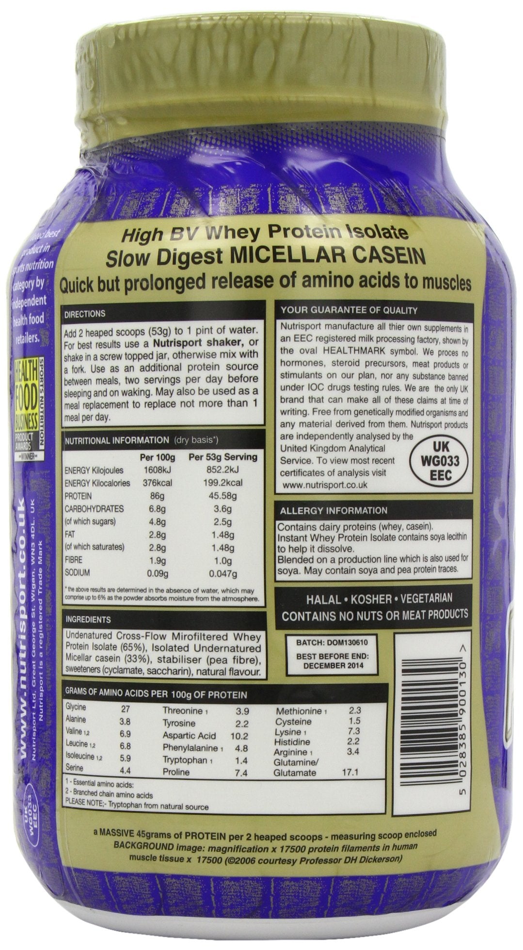 Nutrisport 90+ Protein Banana - 908g - image 5