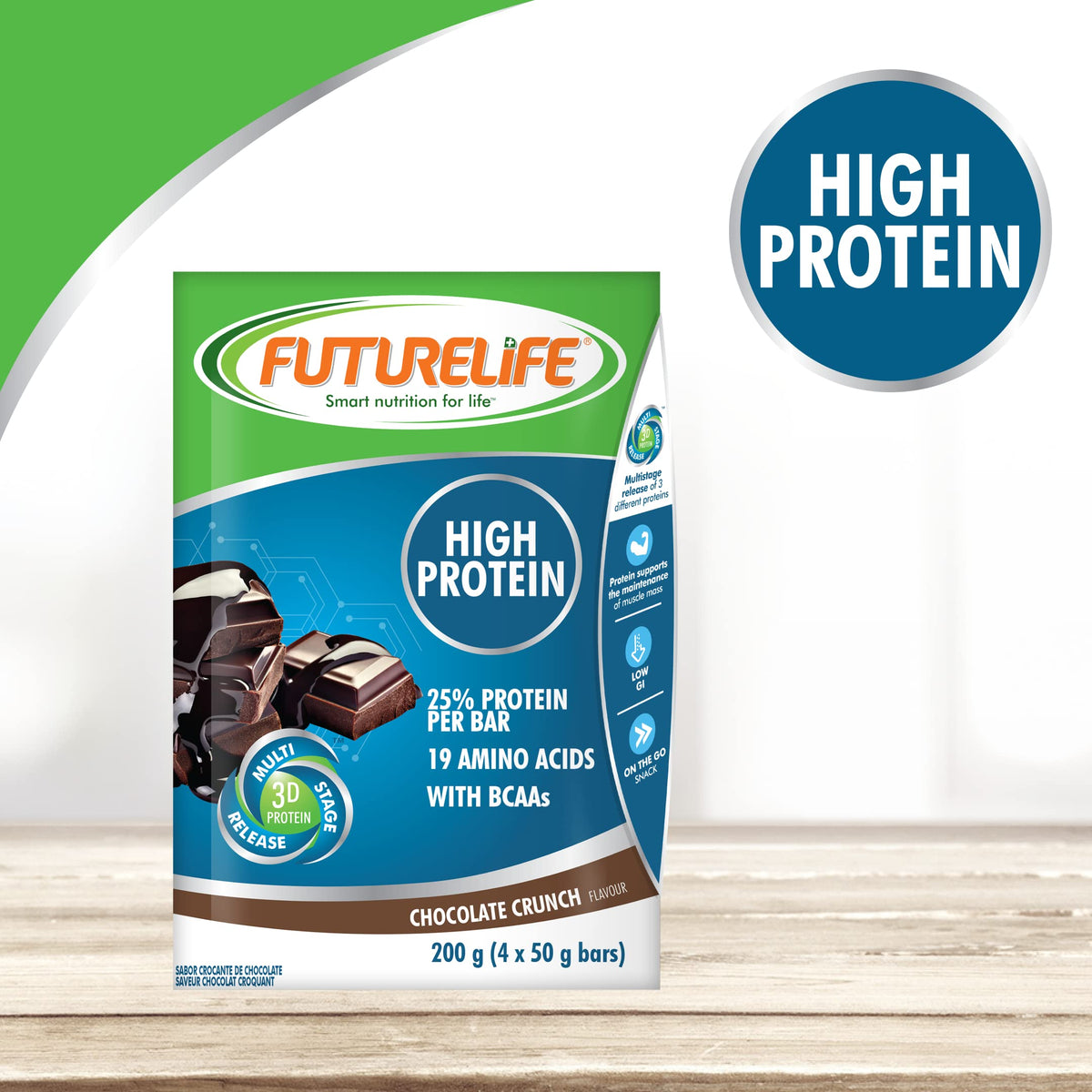 Future Life Smart Bars High Protein Chocolate - 20 Bars - image 3