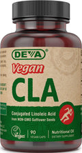 DEVA Vegan CLA Conjugated Linoleic Acid - 90 Capsules